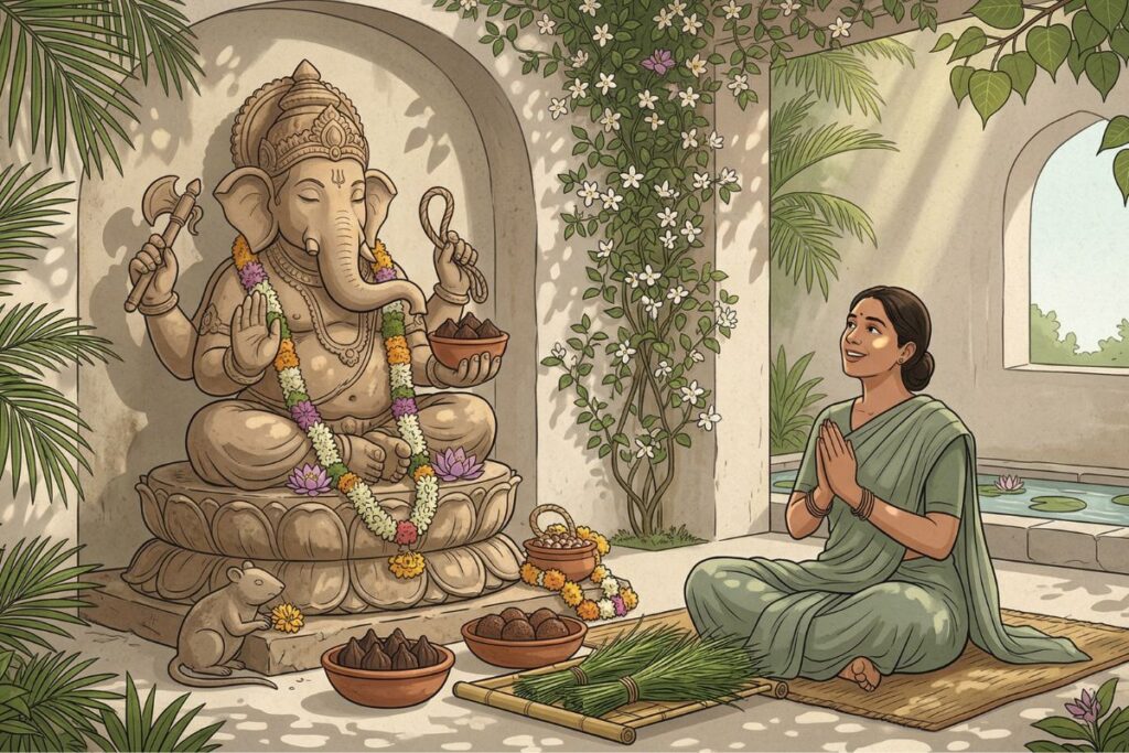 Vikata Sankashti Chaturthi Puja Vidhi at Home