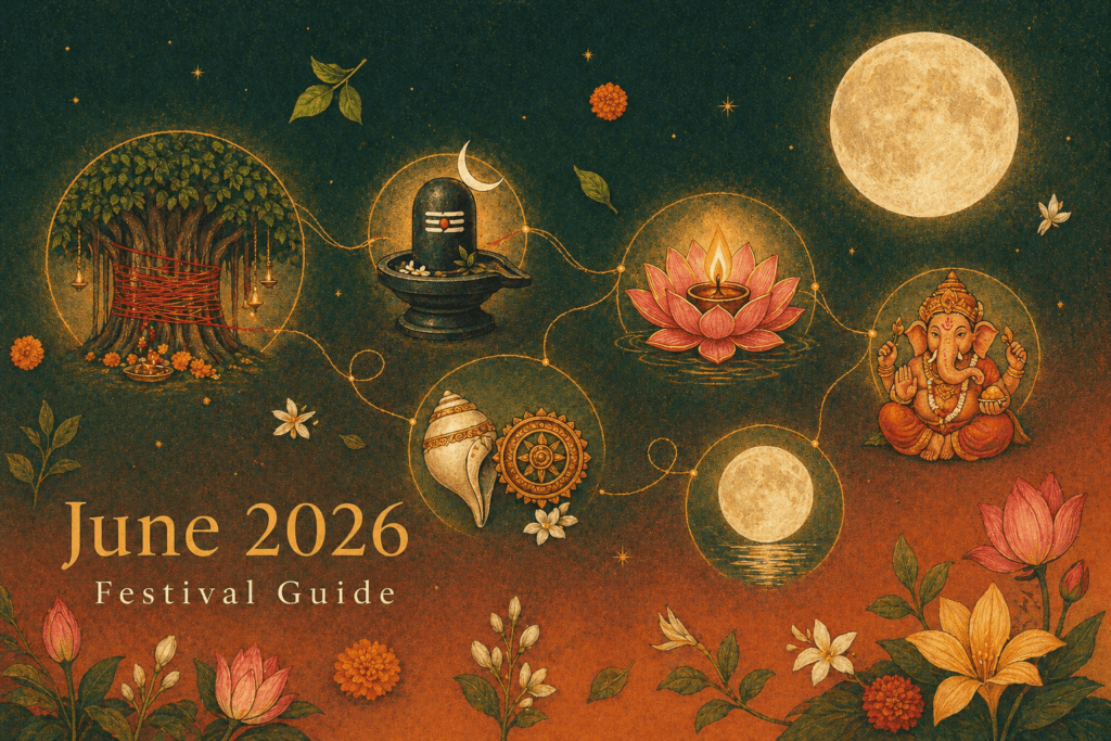 June 2026 festivals Hindu calendar important dates vrat list