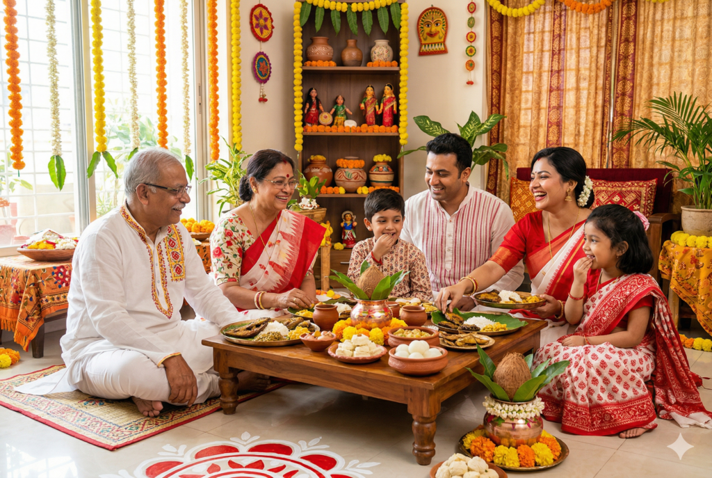 Pohela Boishakh marks the start of the new financial and agricultural year for people in West Bengal, Assam, Tripura, and Bangladesh