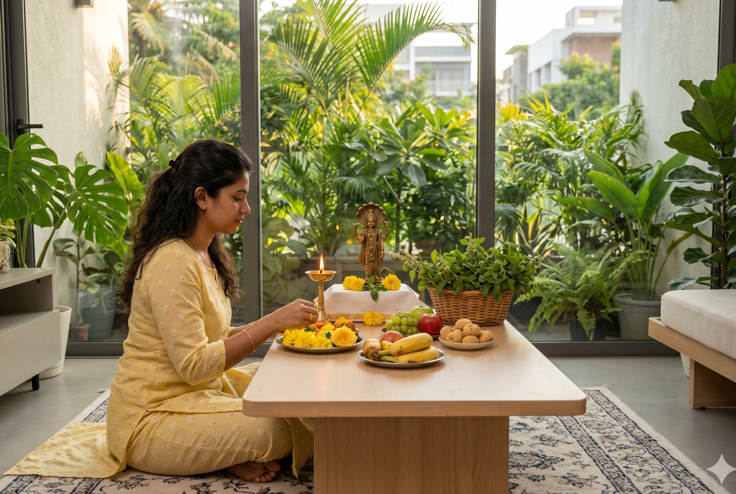 Mohini Ekadashi 2026 puja vidhi Tulsi offerings home