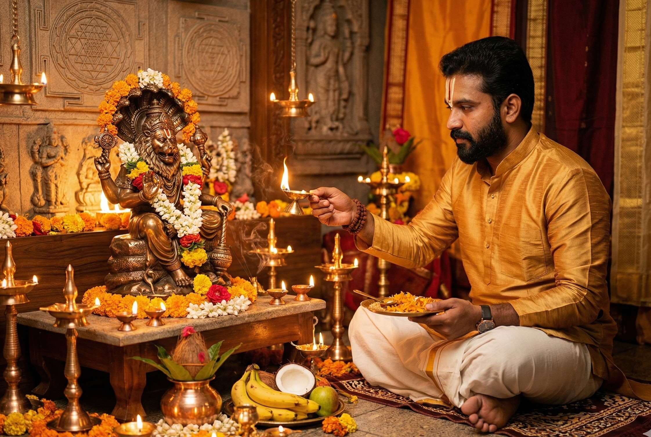 Narasimha Jayanti 2026 puja vidhi at home