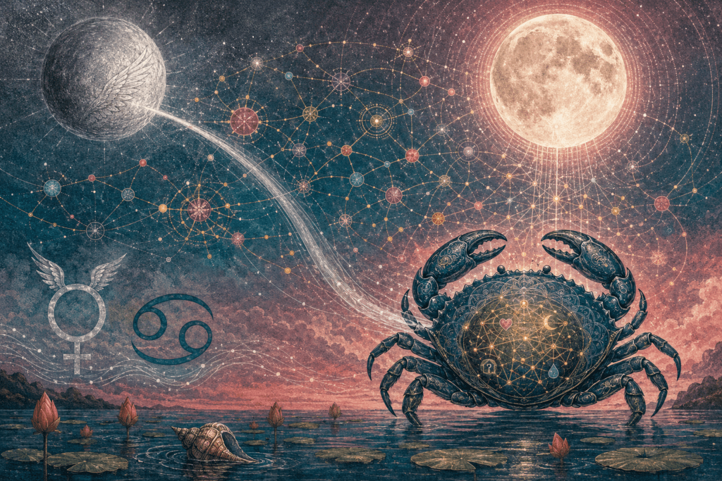 Mercury in Cancer meaning
