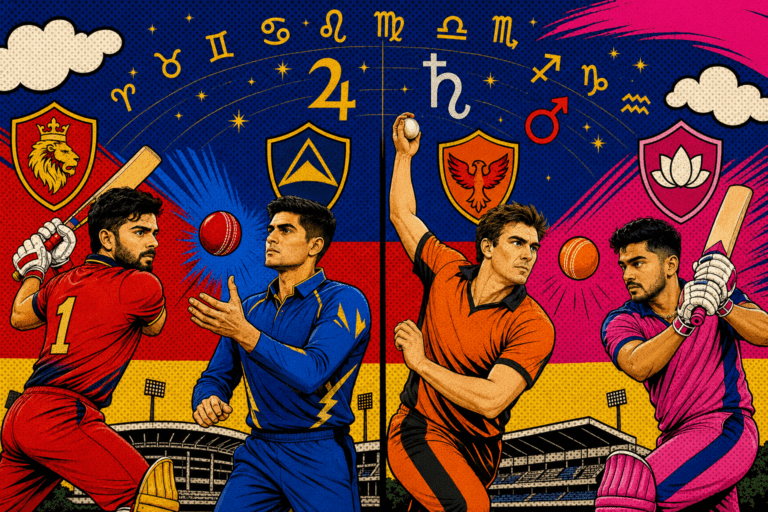RCB vs GT and SRH vs RR: What the Stars Predict for IPL 2026 Playoffs