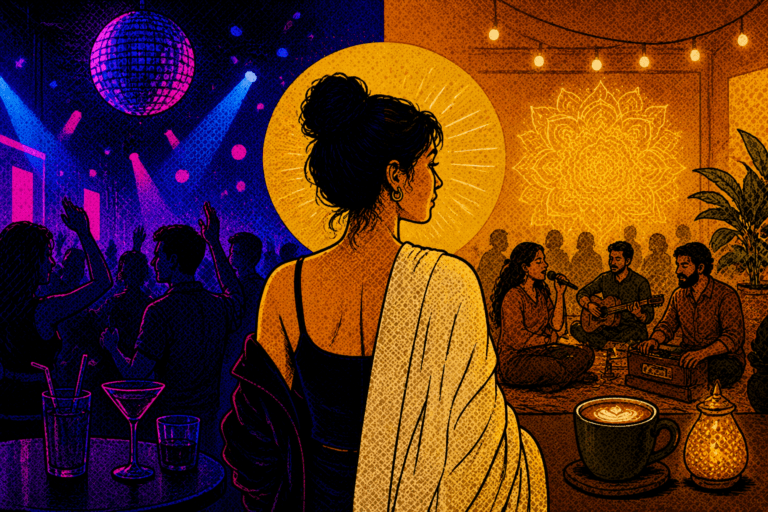 Why Gen Z Traded Nightclubs for Bhajans and Coffee Raves