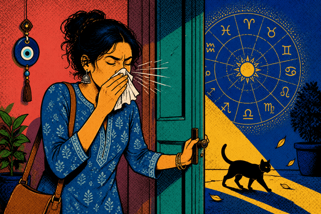 Why Is Sneezing Before Leaving Home Considered Unlucky?