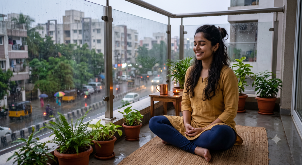 Monsoon Disrupting Your Routine? Try These 5 Indoor Spiritual Practices